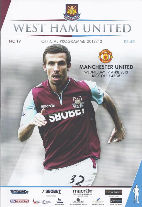 West Ham United FC v Manchester United FC